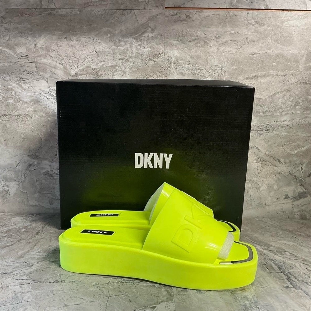 DKNY Womens Laren Slip On Casual Slide Sandals - Picture 3 of 4